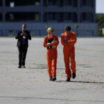 31.08.2016 Kielce. Przygotowania do MSPO. Laduje helikopter Tiger koncernu Airbus Helicopters. / Jarosław Kubalski / Radio Kielce