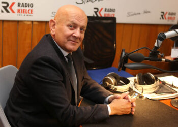 13.10.2015 Kielce. Jan Jagielski, lider Komitetu Wyborczego Wyborców JOW Bezpartyjni / Wojciech Habdas / Radio Kielce