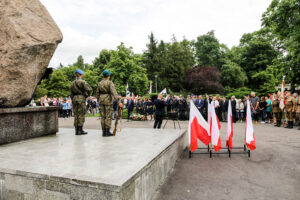 1.8.2016 Kielce. Uroczystości poświęcone 72. rocznicy wybuchu Powstania Warszawskiego / Wojciech Habdas / Radio Kielce