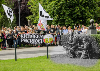 1.8.2016 Kielce. Uroczystości poświęcone 72. rocznicy wybuchu Powstania Warszawskiego / Wojciech Habdas / Radio Kielce