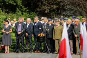 1.8.2016 Kielce. Uroczystości poświęcone 72. rocznicy wybuchu Powstania Warszawskiego / Wojciech Habdas / Radio Kielce