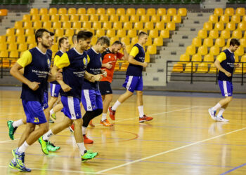 1.8.2016 Kielce. Pierwszy trening zawodników Vive Tauron. / Wojciech Habdas / Radio Kielce