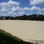 03.08.2016. Remont stadionu przy ulicy Kusocińskiego / Wojciech Habdas / Radio Kielce