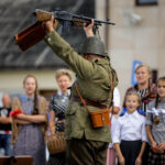 7.8.2016 Daleszyce. Obchody 72 rocznicy wymarszu I Batalionu 4 Pułku Piechoty Legionów Armii Krajowej na pomoc walczącej Warszawie w Daleszycach. / Wojciech Habdas / Radio Kielce