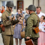 7.8.2016 Daleszyce. Obchody 72 rocznicy wymarszu I Batalionu 4 Pułku Piechoty Legionów Armii Krajowej na pomoc walczącej Warszawie w Daleszycach. / Wojciech Habdas / Radio Kielce