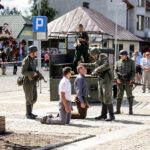 7.8.2016 Daleszyce. Obchody 72 rocznicy wymarszu I Batalionu 4 Pułku Piechoty Legionów Armii Krajowej na pomoc walczącej Warszawie w Daleszycach. / Wojciech Habdas / Radio Kielce
