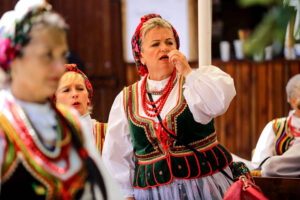 7.8.2016 Chmielnik. Przegląd Zespołów Folklorystycznych / Wojciech Habdas / Radio Kielce