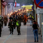 11.08.2016. Chęciny. Apel podsumowujący Marsz Szlakiem Pierwszej Kompanii Kadrowej / Wojciech Habdas / Radio Kielce