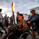 11.08.2016. Chęciny. Apel podsumowujący Marsz Szlakiem Pierwszej Kompanii Kadrowej / Wojciech Habdas / Radio Kielce