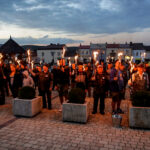 11.08.2016. Chęciny. Apel podsumowujący Marsz Szlakiem Pierwszej Kompanii Kadrowej / Wojciech Habdas / Radio Kielce