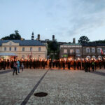 11.08.2016. Chęciny. Apel podsumowujący Marsz Szlakiem Pierwszej Kompanii Kadrowej / Wojciech Habdas / Radio Kielce