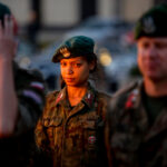 11.08.2016. Chęciny. Apel podsumowujący Marsz Szlakiem Pierwszej Kompanii Kadrowej / Wojciech Habdas / Radio Kielce