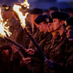 11.08.2016. Chęciny. Apel podsumowujący Marsz Szlakiem Pierwszej Kompanii Kadrowej / Wojciech Habdas / Radio Kielce
