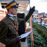 11.08.2016. Chęciny. Apel podsumowujący Marsz Szlakiem Pierwszej Kompanii Kadrowej / Wojciech Habdas / Radio Kielce