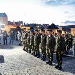 11.08.2016. Chęciny. Apel podsumowujący Marsz Szlakiem Pierwszej Kompanii Kadrowej / Wojciech Habdas / Radio Kielce