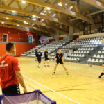 12.8.2016 Chęciny. Trening zawodników Effectora w hali w Chęcinach. / Wojciech Habdas / Radio Kielce