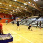 12.8.2016 Chęciny. Trening zawodników Effectora w hali w Chęcinach. / Wojciech Habdas / Radio Kielce