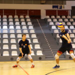 12.8.2016 Chęciny. Trening zawodników Effectora w hali w Chęcinach. / Wojciech Habdas / Radio Kielce