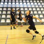 12.8.2016 Chęciny. Trening zawodników Effectora w hali w Chęcinach. / Wojciech Habdas / Radio Kielce