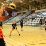 12.8.2016 Chęciny. Trening zawodników Effectora w hali w Chęcinach. / Wojciech Habdas / Radio Kielce