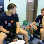 12.8.2016 Chęciny. Trening zawodników Effectora w hali w Chęcinach. / Wojciech Habdas / Radio Kielce