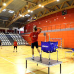 12.8.2016 Chęciny. Trening zawodników Effectora w hali w Chęcinach. / Wojciech Habdas / Radio Kielce