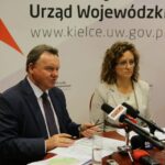 24.08.2016. Konferencja u wojewody świętokrzyskiego. Prezes PKP PLK Ireneusz Merchel / Wojciech Habdas / Radio Kielce