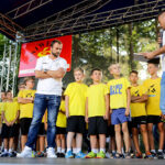 28.8.2016 Kielce. Vive Tauron - prezentacja zawodników i sztabu szkoleniowego w Hotelu Binkowski. / Wojciech Habdas / Radio Kielce