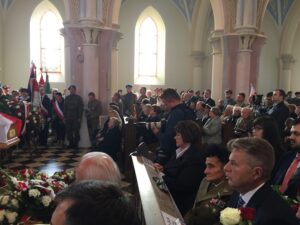 Bliżyn.Uroczysty pogrzeb kapitana Aleksandra Życińskiego- Wilczura (24 września 2016) / Ryszard Koziej / Radio Kielce
