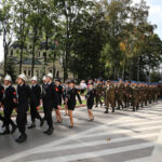 Przemarsz klas mundurowych (30 września 2016) / Piotr Michalski / Radio Kielce