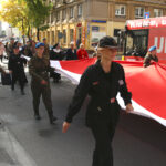 Przemarsz klas mundurowych (30 września 2016) / Piotr Michalski / Radio Kielce