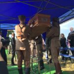 Bliżyn.Uroczysty pogrzeb kapitana Aleksandra Życińskiego- Wilczura (24 września 2016) / Ryszard Koziej / Radio Kielce