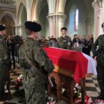 Bliżyn.Uroczysty pogrzeb kapitana Aleksandra Życińskiego- Wilczura (24 września 2016) / Ryszard Koziej / Radio Kielce