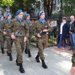 Przemarsz klas mundurowych (30 września 2016) / Piotr Michalski / Radio Kielce