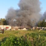 Pożar hal magazynowych w Wąchocku (16 września 2016) / Tomasz Piwko / Radio Kielce