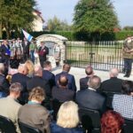 30.09.2016. Spotkania z Kulturą Żydowską w Busku-Zdroju. Zakończenie renowacji Cmentarza Żydowskiego i odsłonięcie tablicy upamiętniającej ofiary egzekucji hitlerowskich / Krzysztof Bujnowicz / Radio Kielce