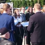 30.09.2016. Spotkania z Kulturą Żydowską w Busku-Zdroju. Zakończenie renowacji Cmentarza Żydowskiego i odsłonięcie tablicy upamiętniającej ofiary egzekucji hitlerowskich / Krzysztof Bujnowicz / Radio Kielce