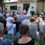 07.09.2016. Protest mieszańców SM Hutnik w Ostrowcu. Program "Interwencja" / Krzysztof Bujnowicz / Radio Kielce