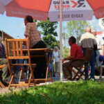 07.09.2016. Protest mieszańców SM Hutnik w Ostrowcu. Program "Interwencja" / Krzysztof Bujnowicz / Radio Kielce