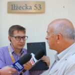 07.09.2016. Protest mieszańców SM Hutnik w Ostrowcu. Program "Interwencja" / Krzysztof Bujnowicz / Radio Kielce