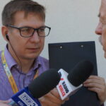 07.09.2016. Protest mieszańców SM Hutnik w Ostrowcu. Program "Interwencja" / Krzysztof Bujnowicz / Radio Kielce