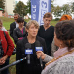 21.9.2016 Opatów. Interwencja Radia Kielce i TVP3 w Opatowie dotycząca sytuacji w tamtejszym szpitalu. / Krzysztof Bujnowicz / Radio Kielce