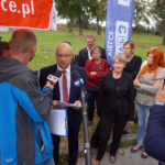 21.9.2016 Opatów. Interwencja Radia Kielce i TVP3 w Opatowie dotycząca sytuacji w tamtejszym szpitalu. / Krzysztof Bujnowicz / Radio Kielce