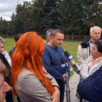 21.9.2016 Opatów. Interwencja Radia Kielce i TVP3 w Opatowie dotycząca sytuacji w tamtejszym szpitalu. / Krzysztof Bujnowicz / Radio Kielce