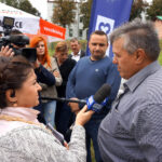 21.9.2016 Opatów. Interwencja Radia Kielce i TVP3 w Opatowie dotycząca sytuacji w tamtejszym szpitalu. / Krzysztof Bujnowicz / Radio Kielce