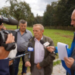 21.9.2016 Opatów. Interwencja Radia Kielce i TVP3 w Opatowie dotycząca sytuacji w tamtejszym szpitalu. / Krzysztof Bujnowicz / Radio Kielce