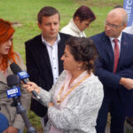 21.9.2016 Opatów. Interwencja Radia Kielce i TVP3 w Opatowie dotycząca sytuacji w tamtejszym szpitalu. / Krzysztof Bujnowicz / Radio Kielce