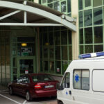 21.9.2016 Opatów. Interwencja Radia Kielce i TVP3 w Opatowie dotycząca sytuacji w tamtejszym szpitalu. / Krzysztof Bujnowicz / Radio Kielce