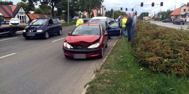 21.9.2016 Kielce. Kolizja na ul. Tarnowskiej. / TVP3