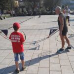 10.09.2016. Akcja "Stop dopalaczom" w Ostrowcu / Kalina Łabuz-Bębas / Radio Kielce